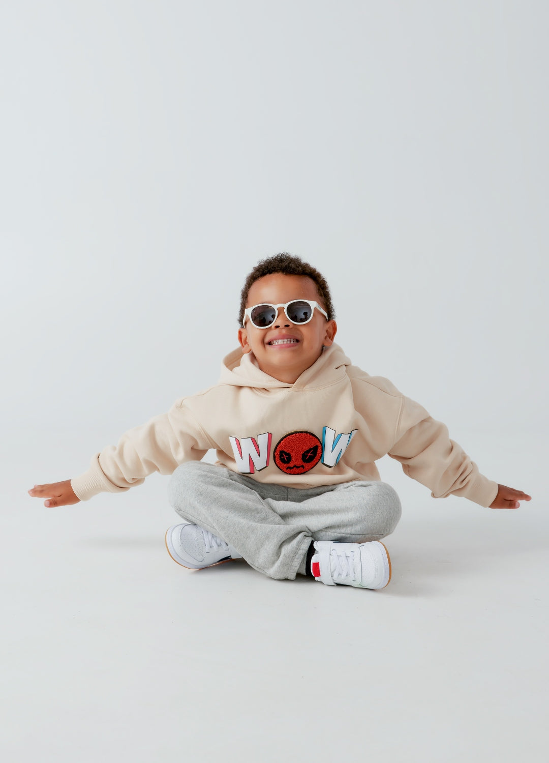 Kids WoW "Mood" Emoji Hoodie