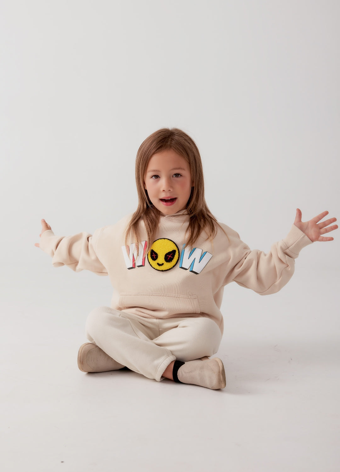 Kids WoW "Mood" Emoji Hoodie