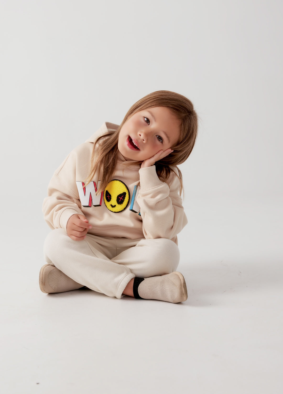 Kids WoW "Mood" Emoji Hoodie