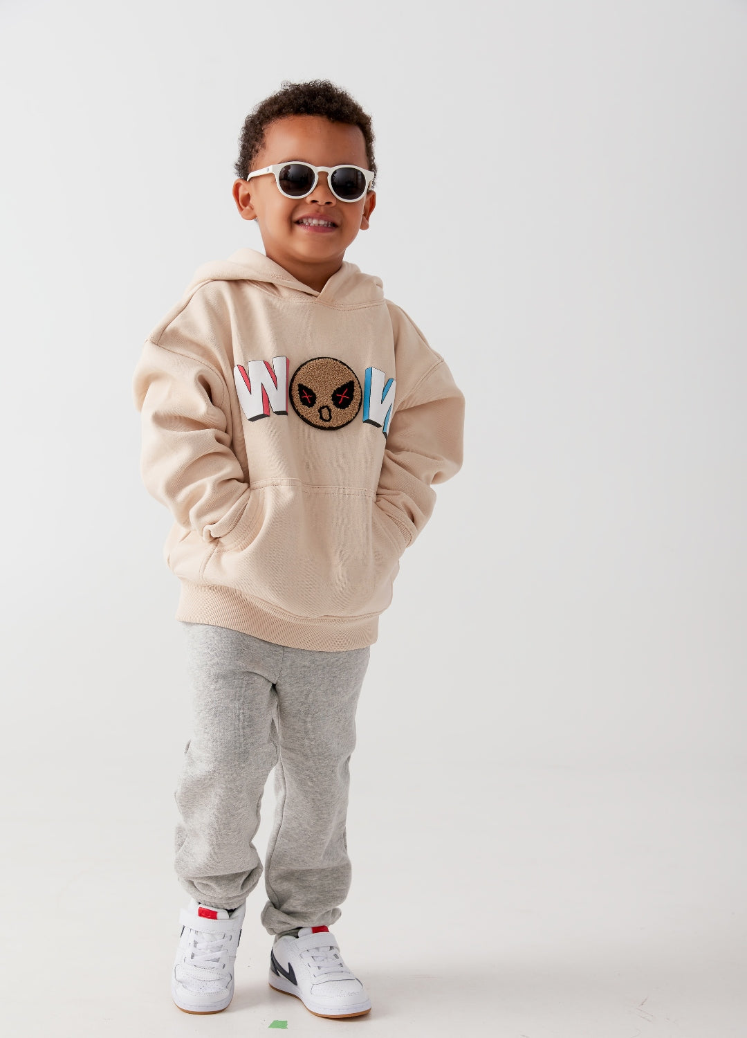 Kids WoW "Mood" Emoji Hoodie