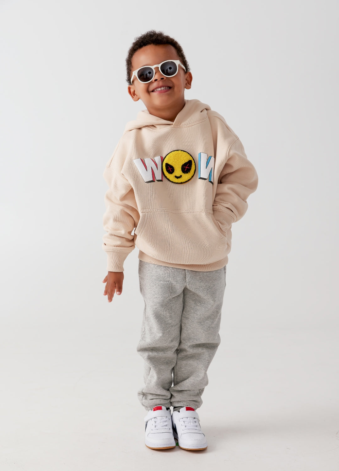 Kids WoW "Mood" Emoji Hoodie