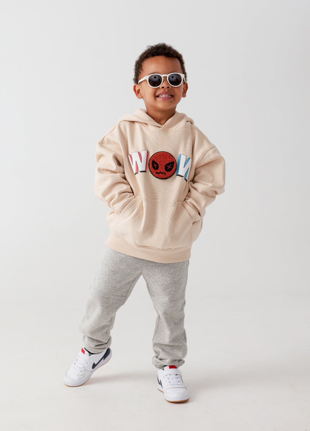Kids WoW "Mood" Emoji Hoodie