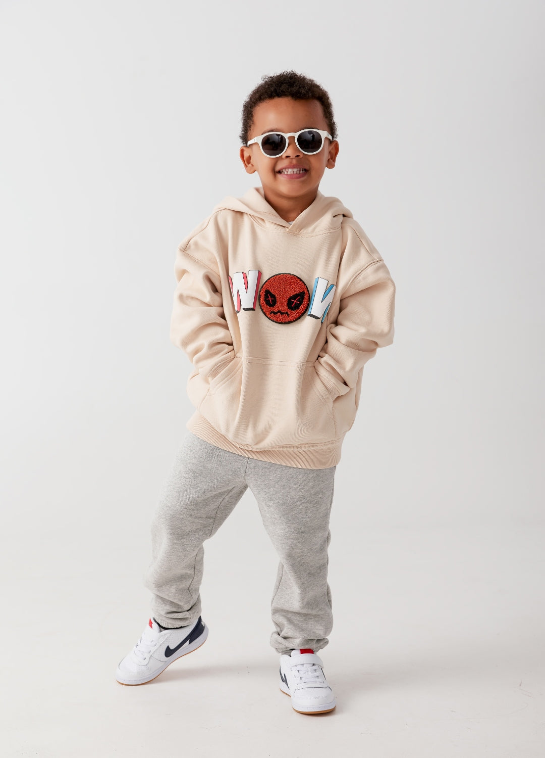 Kids WoW "Mood" Emoji Hoodie