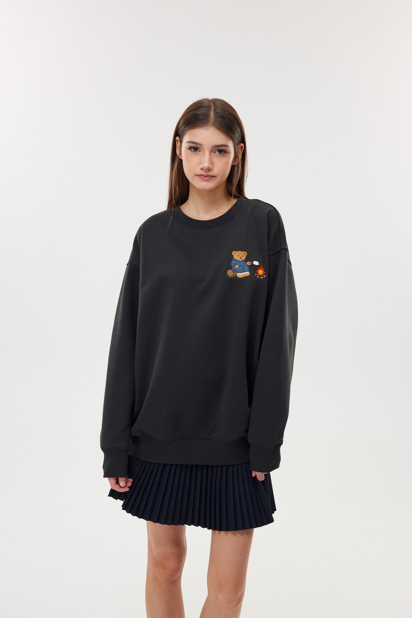 Amoo Campfire Bear Sweatshirt
