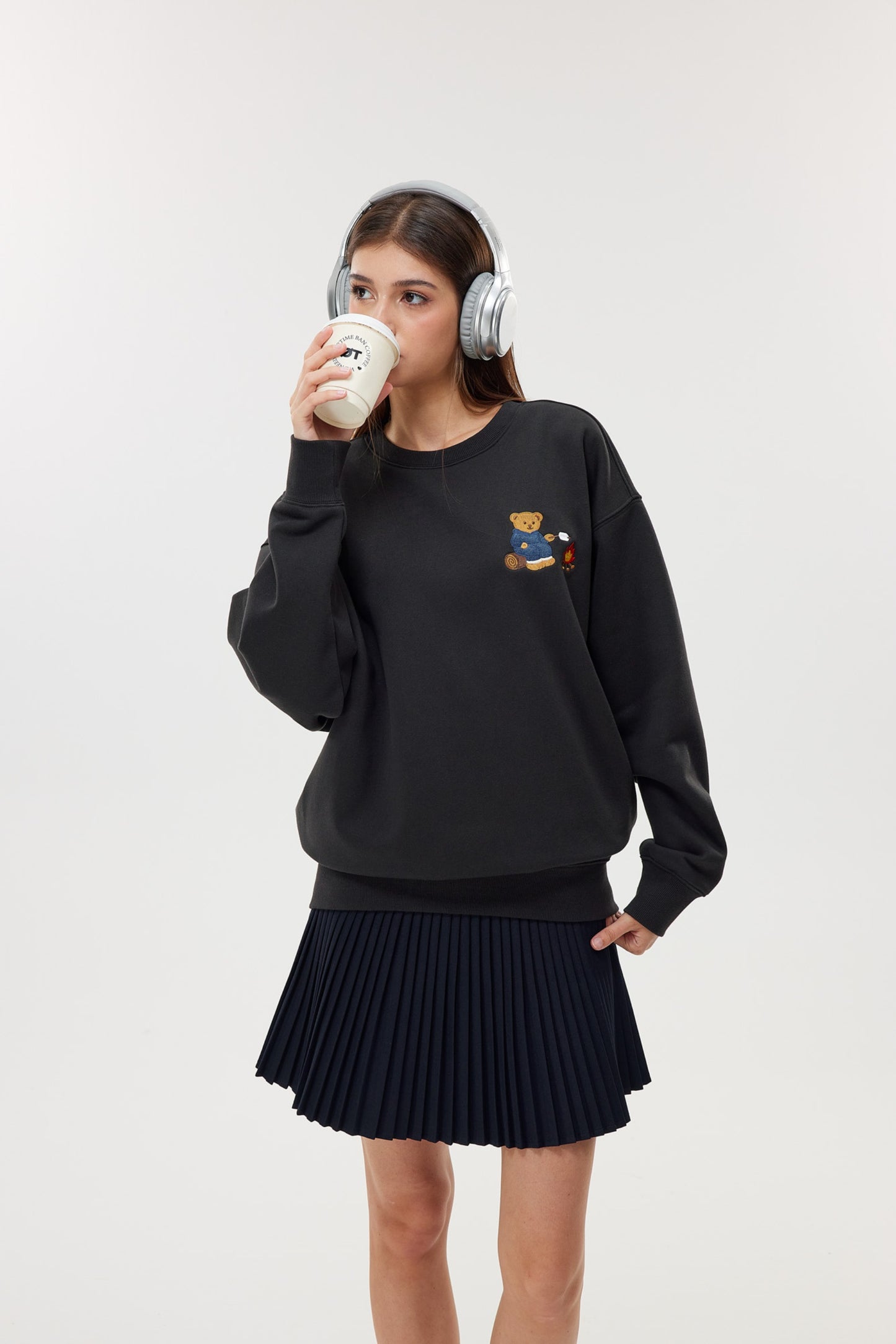 Amoo Campfire Bear Sweatshirt