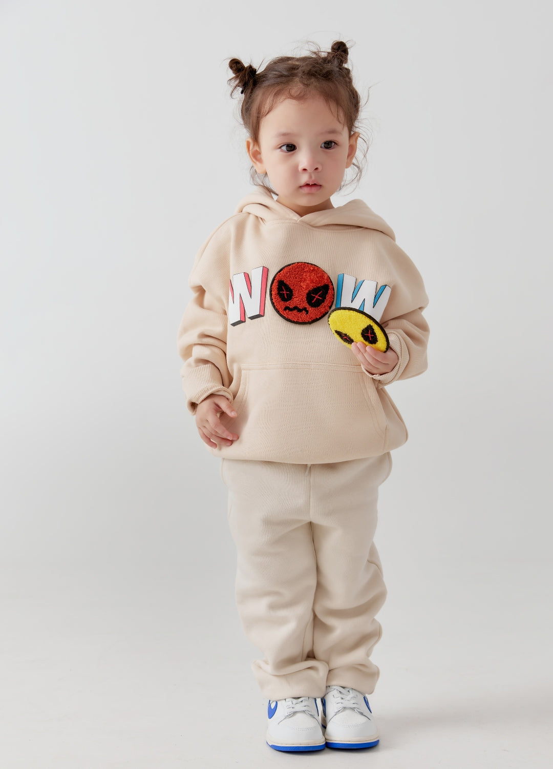 Kids WoW "Mood" Emoji Hoodie