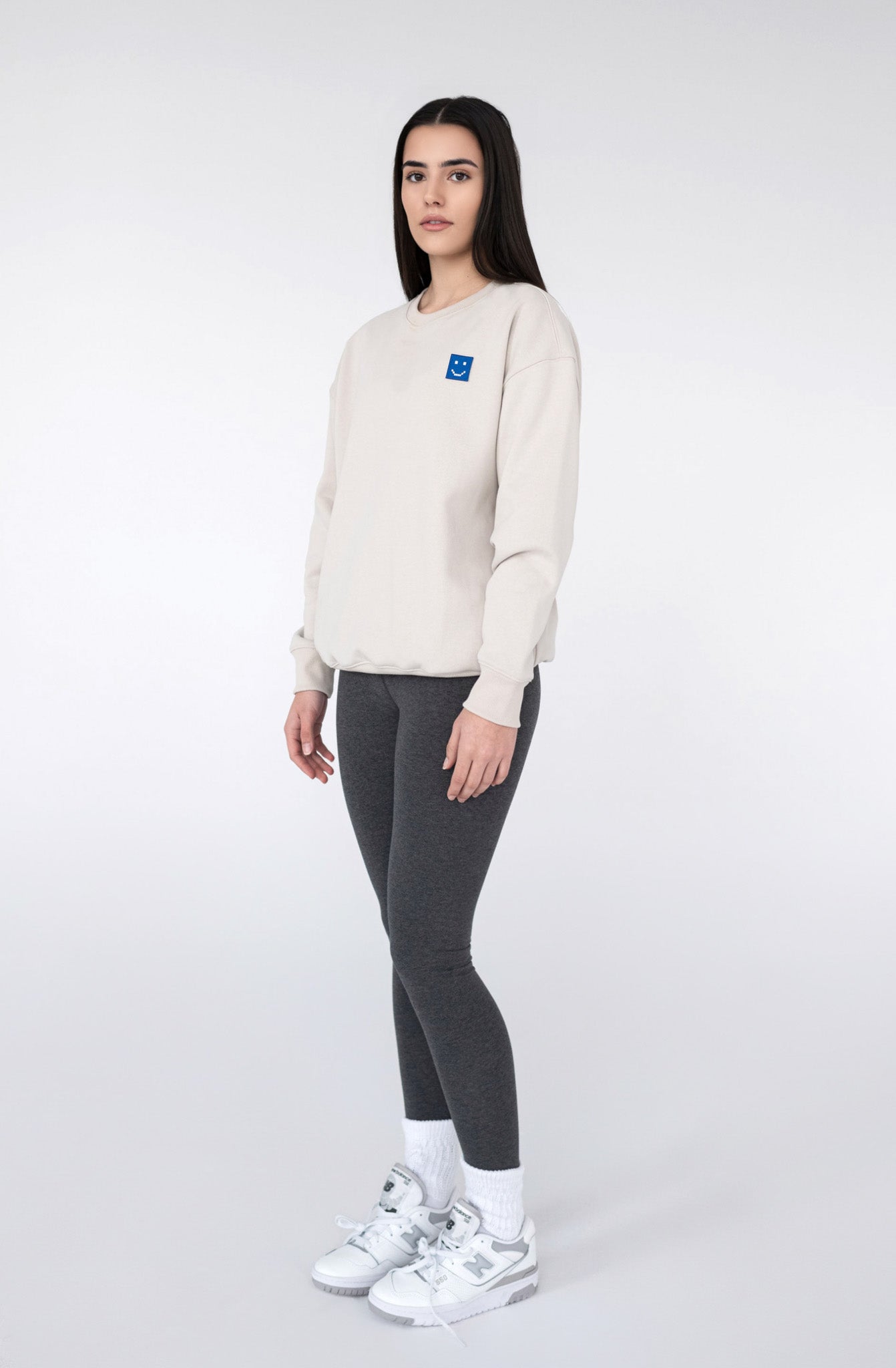 SuperSoft™ Pixel Fog Grey Sweatshirt