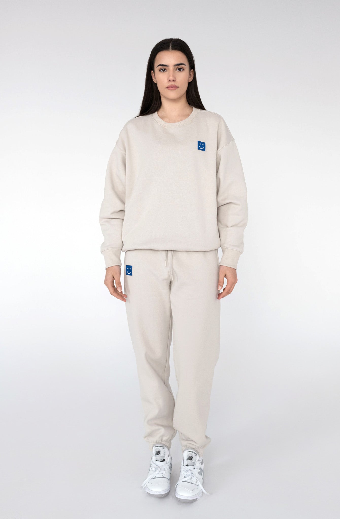 SuperSoft™ Pixel Fog Grey Suit: Sweatshirt & Pants