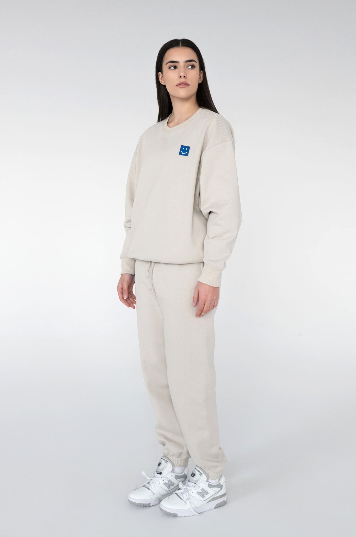 SuperSoft™ Pixel Fog Grey Suit: Sweatshirt & Pants