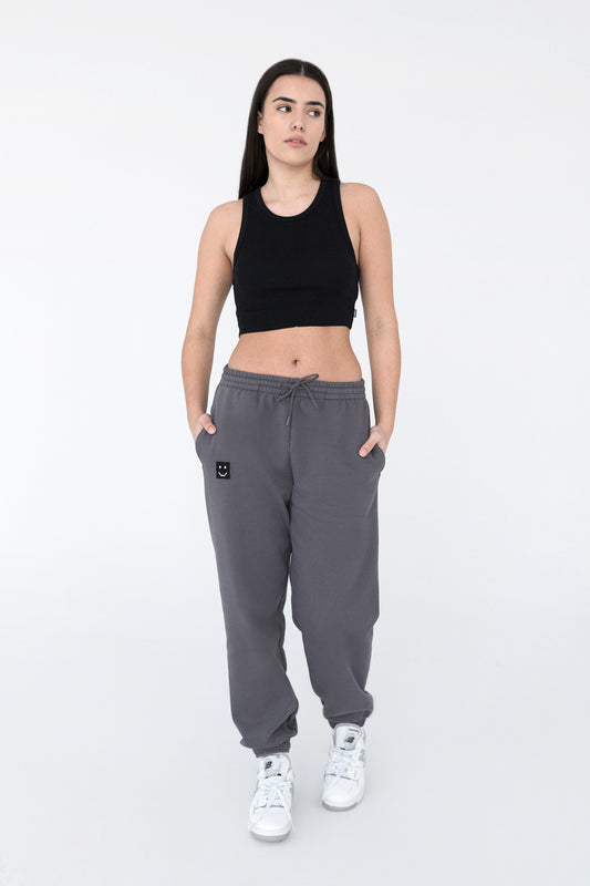 SuperSoftâ„¢ Pixel Charcoal Pants