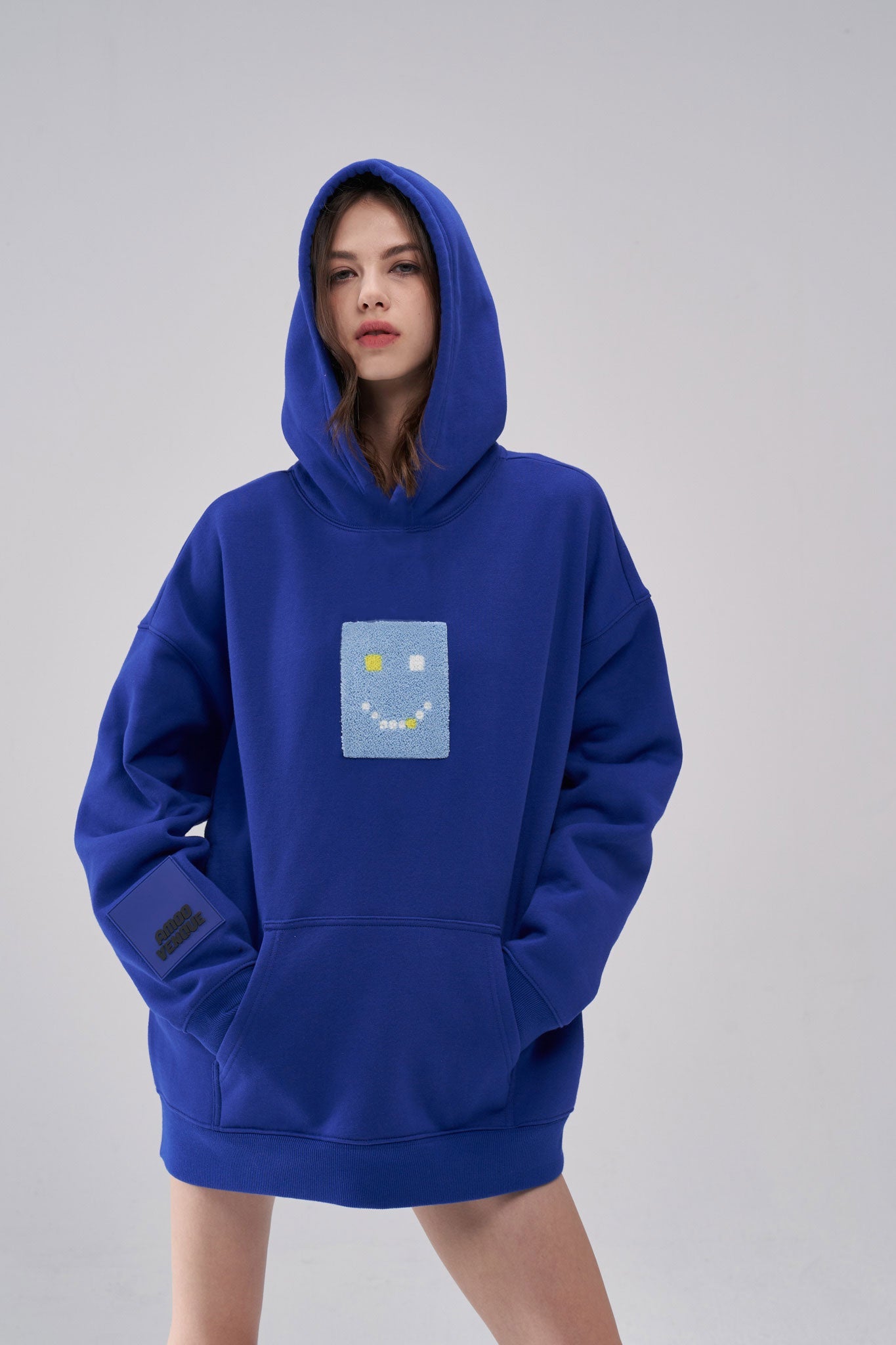 14,400円【XLサイズ】 FR2doko Blue Glitter Icon Hoodie