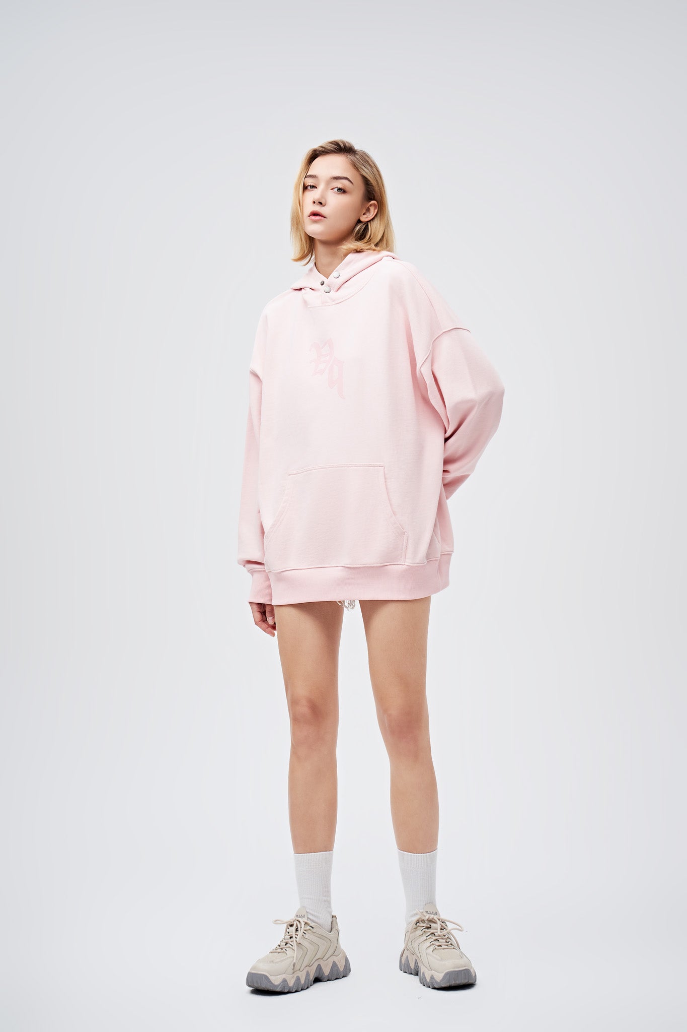 90s Vintage Two Seasons Hoodie Pink