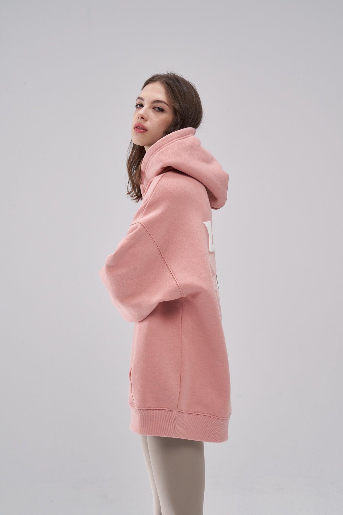 "Aster" Fleur Pink Hoodie