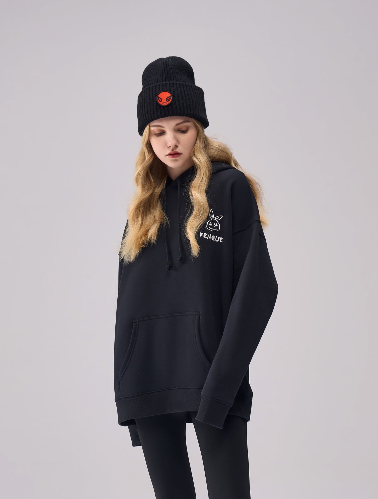 "The Bunny" Hoodie - Special Art Collection Hoodie by VENQUE x Kandinsky