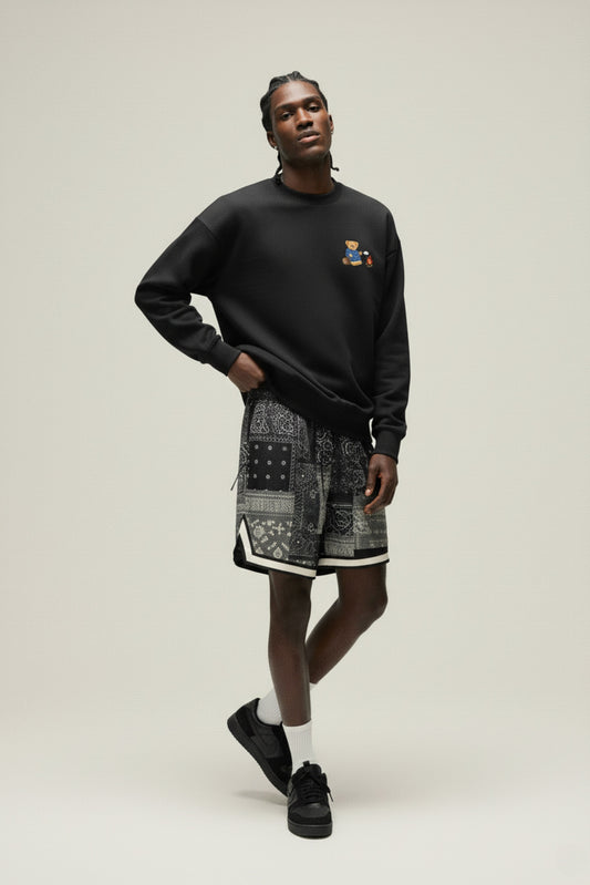 Amoo Campfire Bear Men’s Sweatshirt