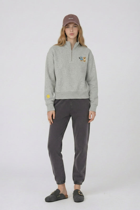Amoo Tennis Club Quarter-Zip