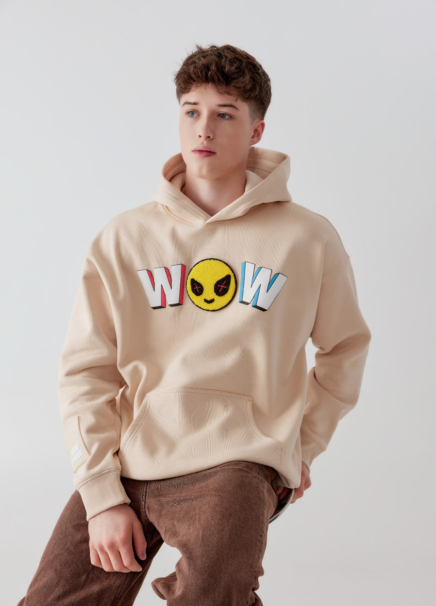 Men's WOW  "Mood" Emoji Hoodie