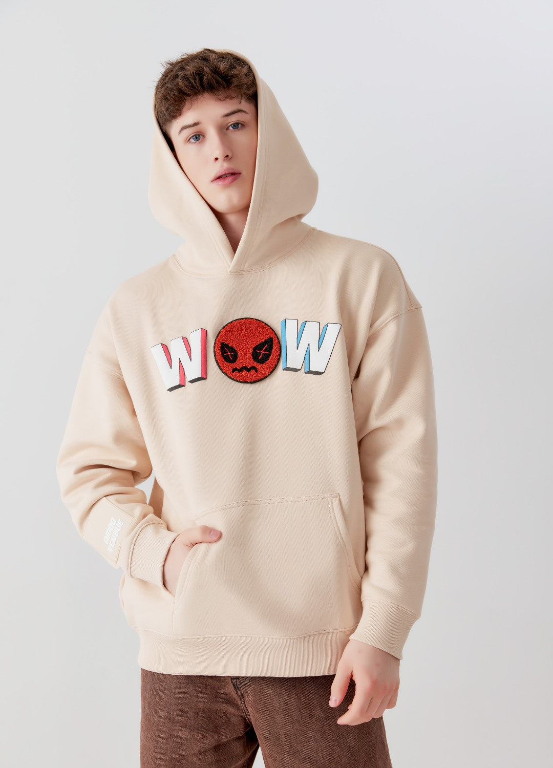 Men's WOW  "Mood" Emoji Hoodie