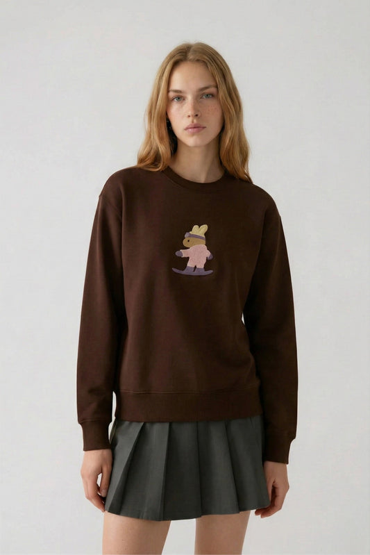 Amoo Snowboard Bunny Crewneck