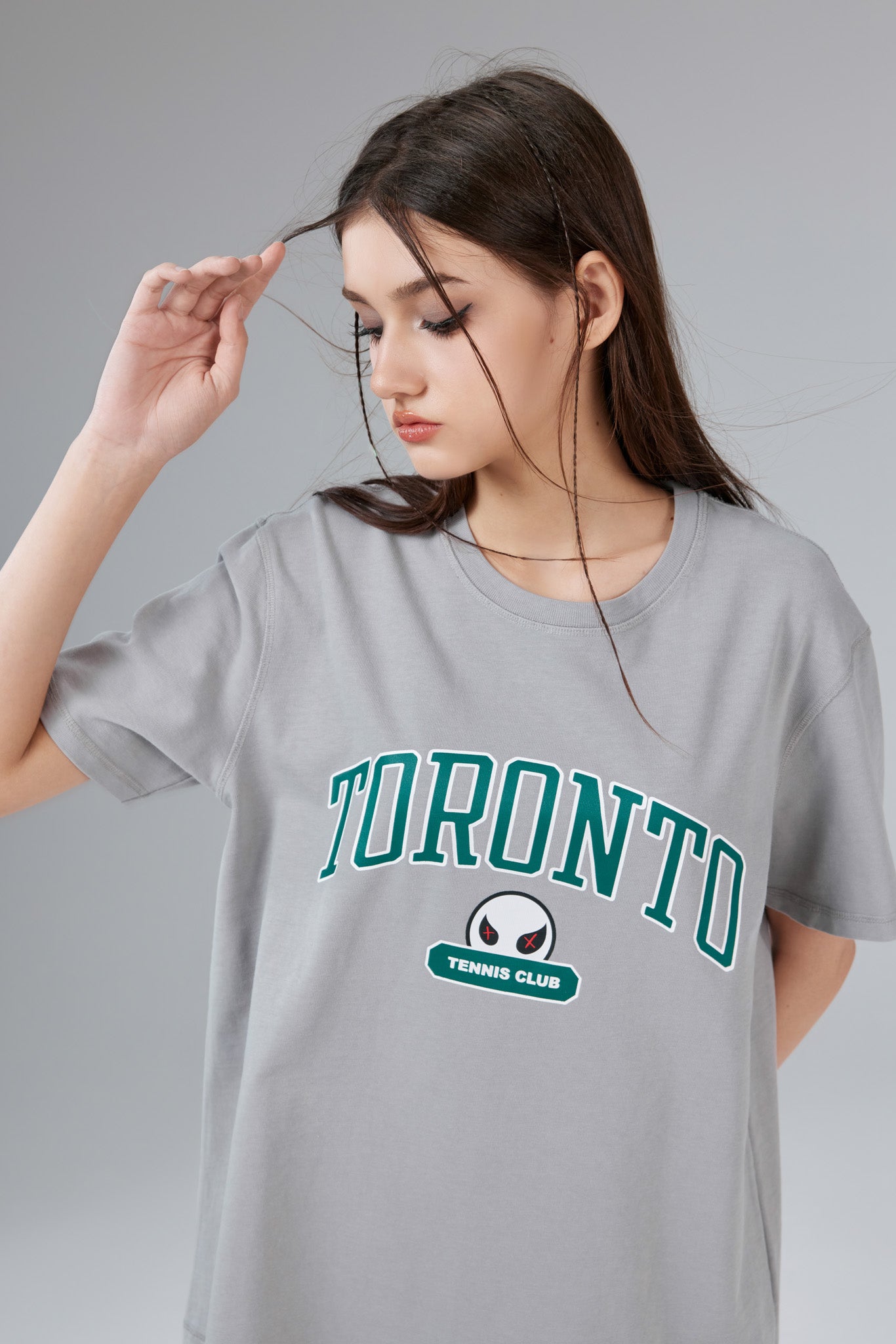 Toronto Stonewashed Grey Tee