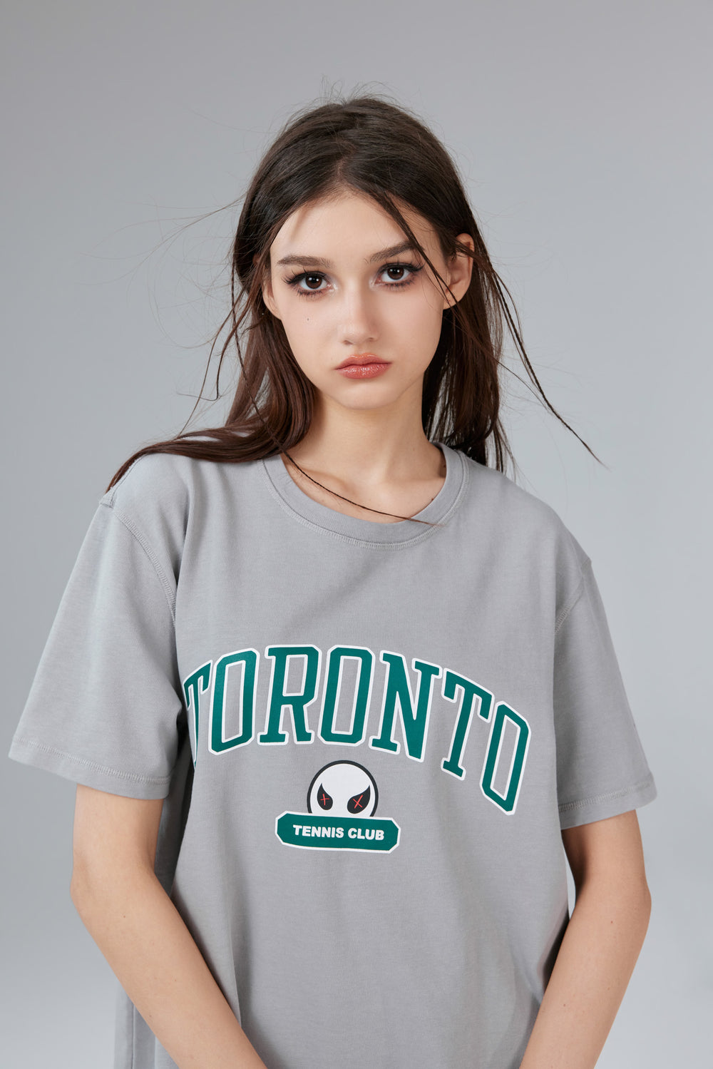 Toronto Stonewashed Grey Tee