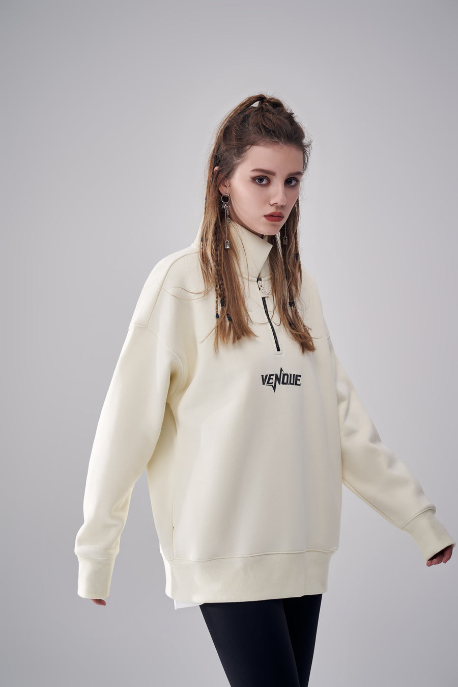 Men "Classic" ZipPull Sweatshirt