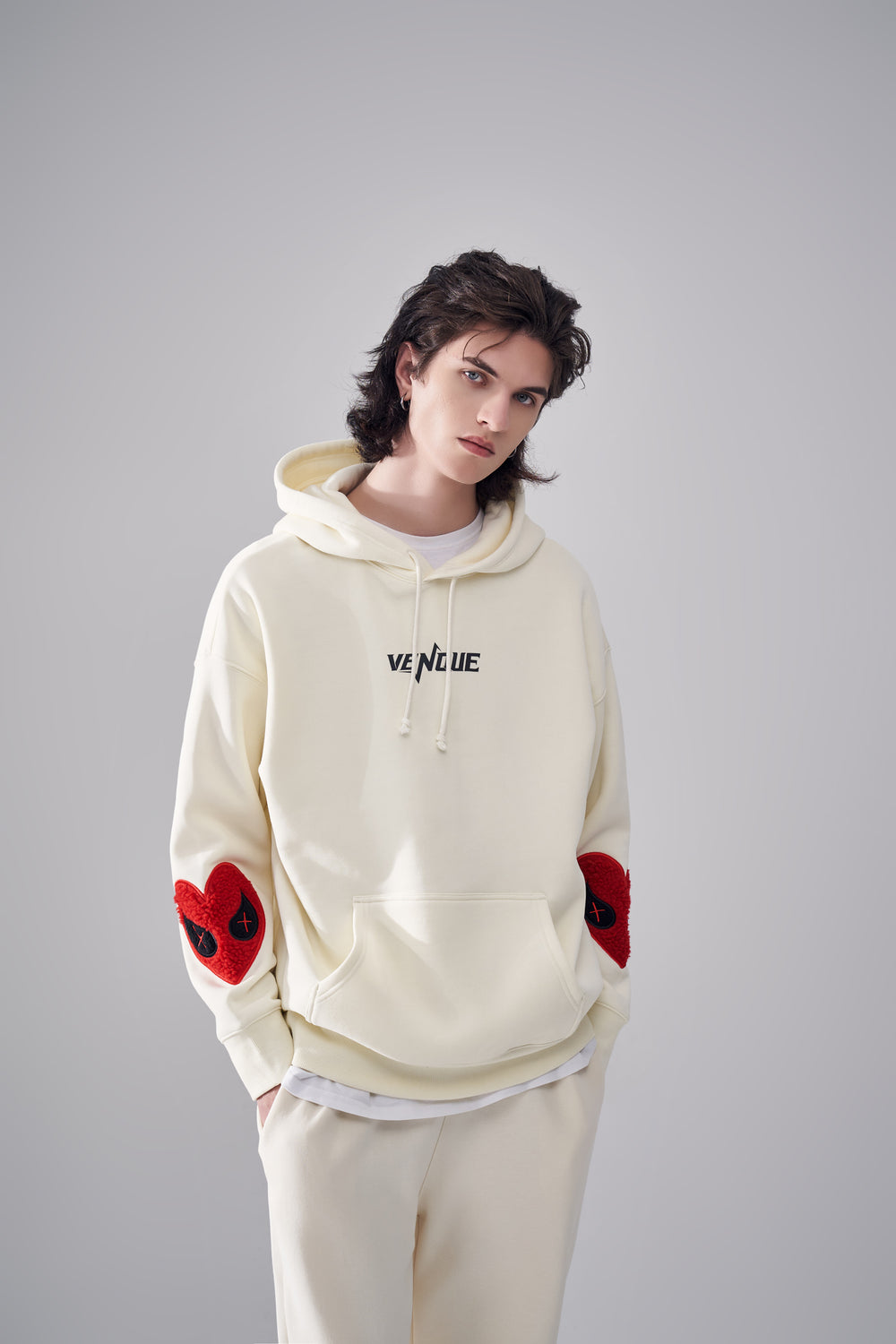 "Amoo Love" Heart Logo Hoodie