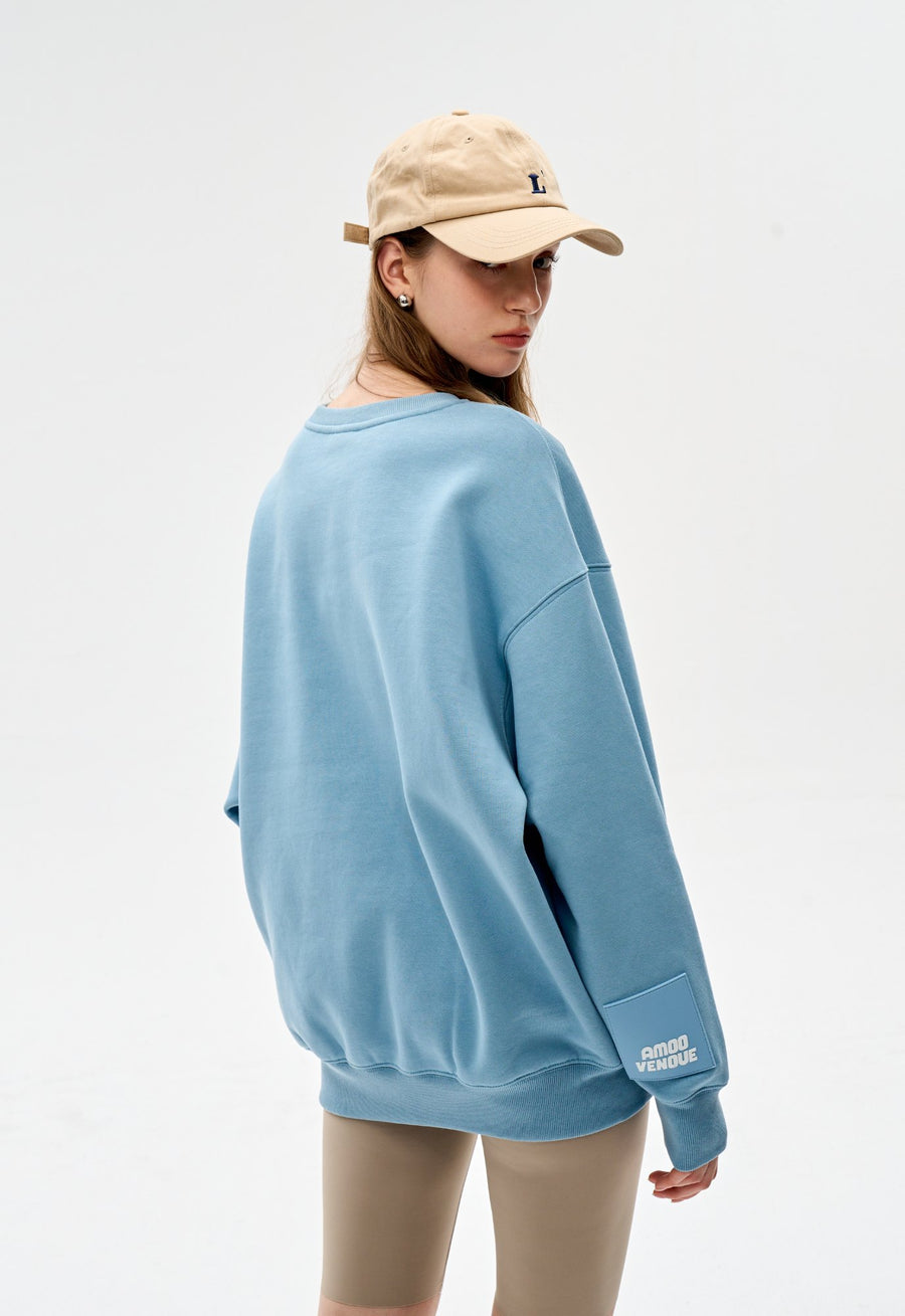 "Pixel" Fog Blue Sweatshirt